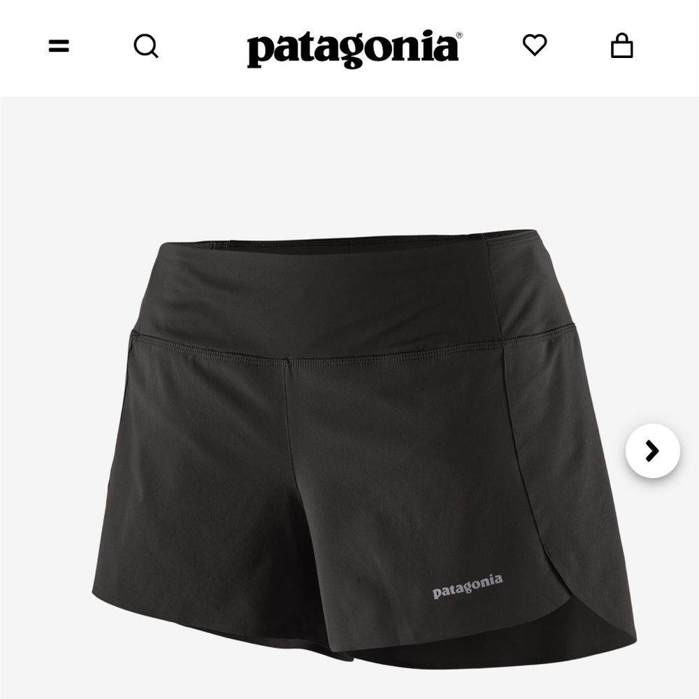 Women’s Patagonia Strider Pro Athletic Shorts - 3 1/2”